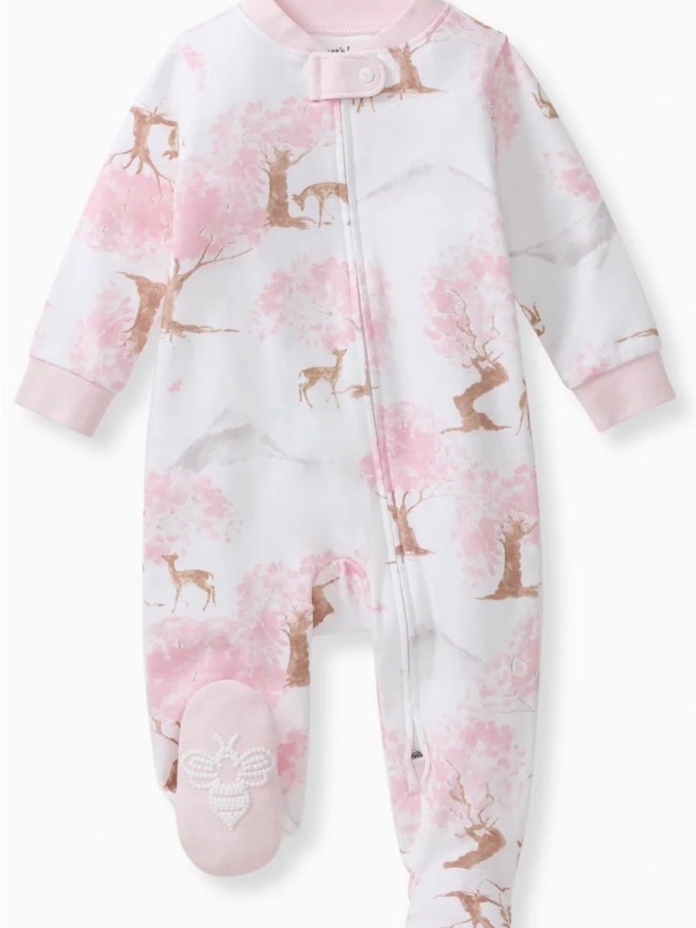 Cherry Blossom Sleep & Play onesie